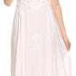 Sakkas Ashlay Adjustable Long Paneled Ruffled Cap Sleeve Scoop Neck Batik Dress