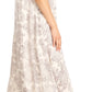 Sakkas Paak Tall Long Batik Paisely Print Ruffle Hem Lined Caftan Tank Top Dress