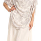 Sakkas Paak Tall Long Batik Paisely Print Ruffle Hem Lined Caftan Tank Top Dress