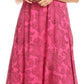 Sakkas Paak Tall Long Batik Paisely Print Ruffle Hem Lined Caftan Tank Top Dress