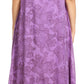 Sakkas Paak Tall Long Batik Paisely Print Ruffle Hem Lined Caftan Tank Top Dress