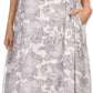 Sakkas Paak Tall Long Batik Paisely Print Ruffle Hem Lined Caftan Tank Top Dress