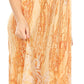 Sakkas Ronny Lace Embroidered Cap Sleeve Tie Dye Wash Caftan Dress / Cover Up