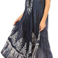 Sakkas Ronny Lace Embroidered Cap Sleeve Tie Dye Wash Caftan Dress / Cover Up