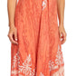 Sakkas Ronny Lace Embroidered Cap Sleeve Tie Dye Wash Caftan Dress / Cover Up