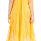 Sakkas Ronny Lace Embroidered Cap Sleeve Tie Dye Wash Caftan Dress / Cover Up