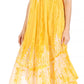 Sakkas Ronny Lace Embroidered Cap Sleeve Tie Dye Wash Caftan Dress / Cover Up