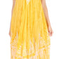 Sakkas Ronny Lace Embroidered Cap Sleeve Tie Dye Wash Caftan Dress / Cover Up