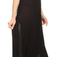 Sakkas Shasta Lace Embroidered Cap Sleeves Long Caftan Dress / Cover Up