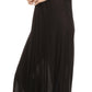 Sakkas Shasta Lace Embroidered Cap Sleeves Long Caftan Dress / Cover Up