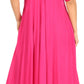 Sakkas Shasta Lace Embroidered Cap Sleeves Long Caftan Dress / Cover Up