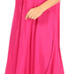 Sakkas Shasta Lace Embroidered Cap Sleeves Long Caftan Dress / Cover Up
