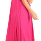 Sakkas Shasta Lace Embroidered Cap Sleeves Long Caftan Dress / Cover Up