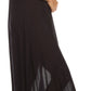 Sakkas Shasta Lace Embroidered Cap Sleeves Long Caftan Dress / Cover Up