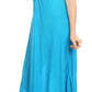 Sakkas Shasta Lace Embroidered Cap Sleeves Long Caftan Dress / Cover Up