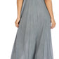 Sakkas Egan Women's Long Embroidered Caftan Dress / Cover Up With Embroidered Cap Sleeves