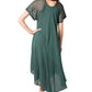 Sakkas Egan Women's Long Embroidered Caftan Dress / Cover Up With Embroidered Cap Sleeves