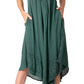 Sakkas Egan Women's Long Embroidered Caftan Dress / Cover Up With Embroidered Cap Sleeves