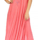Sakkas Egan Women's Long Embroidered Caftan Dress / Cover Up With Embroidered Cap Sleeves