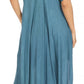 Sakkas Egan Women's Long Embroidered Caftan Dress / Cover Up With Embroidered Cap Sleeves
