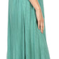 Sakkas Egan Women's Long Embroidered Caftan Dress / Cover Up With Embroidered Cap Sleeves