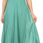 Sakkas Egan Women's Long Embroidered Caftan Dress / Cover Up With Embroidered Cap Sleeves