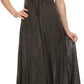 Sakkas Egan Women's Long Embroidered Caftan Dress / Cover Up With Embroidered Cap Sleeves