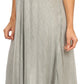 Sakkas Egan Women's Long Embroidered Caftan Dress / Cover Up With Embroidered Cap Sleeves