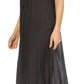 Sakkas Egan Women's Long Embroidered Caftan Dress / Cover Up With Embroidered Cap Sleeves