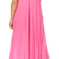 Sakkas Egan Women's Long Embroidered Caftan Dress / Cover Up With Embroidered Cap Sleeves