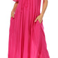 Sakkas Egan Women's Long Embroidered Caftan Dress / Cover Up With Embroidered Cap Sleeves