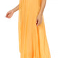 Sakkas Egan Women's Long Embroidered Caftan Dress / Cover Up With Embroidered Cap Sleeves
