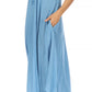 Sakkas Egan Women's Long Embroidered Caftan Dress / Cover Up With Embroidered Cap Sleeves