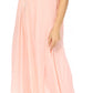 Sakkas Egan Women's Long Embroidered Caftan Dress / Cover Up With Embroidered Cap Sleeves