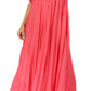 Sakkas Egan Women's Long Embroidered Caftan Dress / Cover Up With Embroidered Cap Sleeves