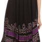 Sakkas Gasha Sleeveless Mid Length Caftan Dress With Embroidery Details And V Neck