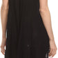Sakkas Gasha Sleeveless Mid Length Caftan Dress With Embroidery Details And V Neck