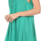 Sakkas Alechia Mid Length Tank Top Sleeveless Embroidered Caftan Dress / Cover Up