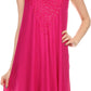 Sakkas Alechia Mid Length Tank Top Sleeveless Embroidered Caftan Dress / Cover Up