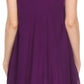 Sakkas Alechia Mid Length Tank Top Sleeveless Embroidered Caftan Dress / Cover Up