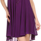 Sakkas Alechia Mid Length Tank Top Sleeveless Embroidered Caftan Dress / Cover Up