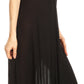 Sakkas Hayden Embroidered Lace-Up Caftan Dress / Cover Up with Eyelet Sleeves