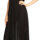 Sakkas Hayden Embroidered Lace-Up Caftan Dress / Cover Up with Eyelet Sleeves