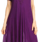 Sakkas Hayden Embroidered Lace-Up Caftan Dress / Cover Up with Eyelet Sleeves