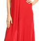 Sakkas Hayden Embroidered Lace-Up Caftan Dress / Cover Up with Eyelet Sleeves