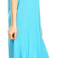 Sakkas Hayden Embroidered Lace-Up Caftan Dress / Cover Up with Eyelet Sleeves
