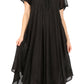 Sakkas Helena Embroidered Nightgown / Women Sleepwear with Eyelet Sleeves