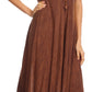 Sakkas Helena Embroidered Nightgown / Women Sleepwear with Eyelet Sleeves