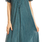 Sakkas Helena Embroidered Nightgown / Women Sleepwear with Eyelet Sleeves