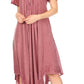 Sakkas Helena Embroidered Nightgown / Women Sleepwear with Eyelet Sleeves